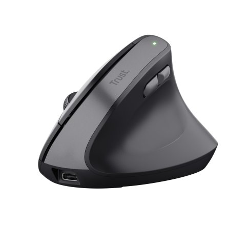 Mouse Trust Wireless Ergo Bayo Ii 25145 Rf 2.4 Ghz Dpi Ajustable 800-2400ppp 6 Botones Carga Usb-c
