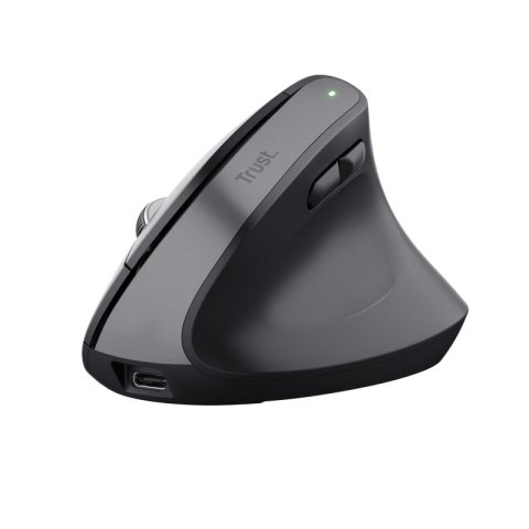 Mouse Trust Wireless Ergo Bayoii+ 25146 Multidispositivo Rf 2.4ghz Y 2xbt Dpi Ajustable 800-2400ppp 6 Botones Carga Usb-c