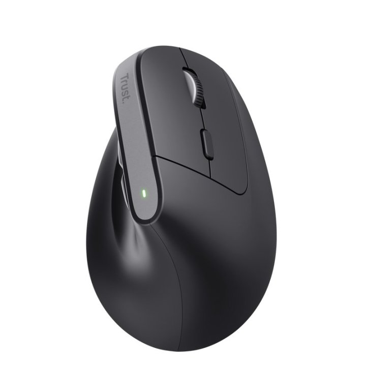 Mouse Trust Wireless Ergo Bayoii+ 25146 Multidispositivo Rf 2.4ghz Y 2xbt Dpi Ajustable 800-2400ppp 6 Botones Carga Usb-c