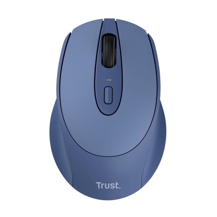 Mouse Trust Wireless Zaya Azul 25039 - Recargable Usb-c - 4 Botones - 800 1200 1600dpi - Receptor Usb