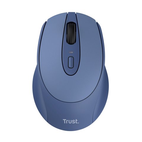 Mouse Trust Wireless Zaya Azul 25039 - Recargable Usb-c - 4 Botones - 800 1200 1600dpi - Receptor Usb