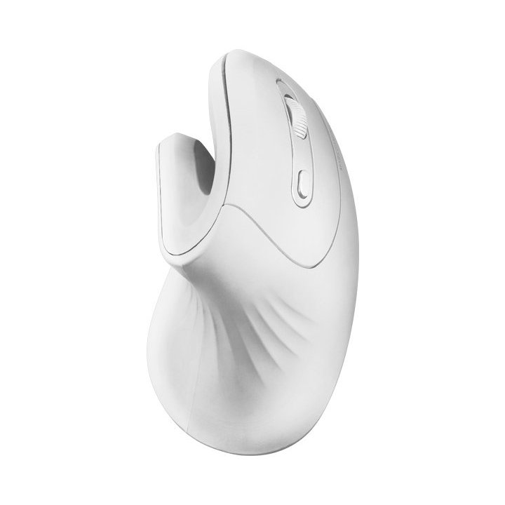Mouse Mars Gaming Wireless Ergo Mmwergoprow Blanco 3200 Dpi Switches Mecanicos Huano 2.4 Ghz Diseño Vertical