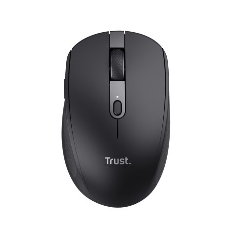 Mouse Trust Wireless Y Bluetooth Ozaa 24819 Negro Recargable- Sensor Optico - 6 Botones - 800 1600 3200dpi - Receptor Usb-a u