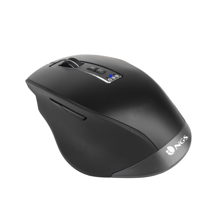 Mouse Ngs Inalambrico Multidispositivo Bluetooth Laser Recargable 2.4ghz (usb-a + Usb-c) + Bt4.0 + Bt4.0