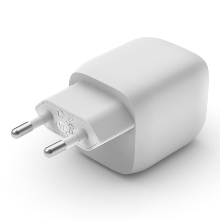 Cargador De Pared Belkin Wch011vfwh Doble Usb-c Gan Boost Charge Pro 45w (25w+20w)