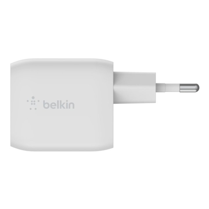 Cargador De Pared Belkin Wch011vfwh Doble Usb-c Gan Boost Charge Pro 45w (25w+20w)