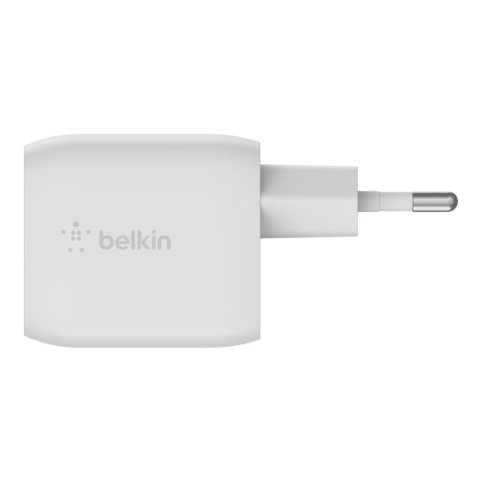 Cargador De Pared Belkin Wch011vfwh Doble Usb-c Gan Boost Charge Pro 45w (25w+20w)