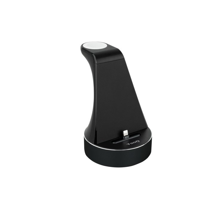 Base Carga Tooq Tqcd02l Para Apple Watch + Iphone Color Negro