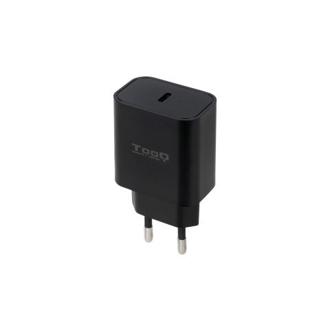 Cargador De Pared Tooq Tqwc-pdusbc20b Usb-c Pd 20w Negro