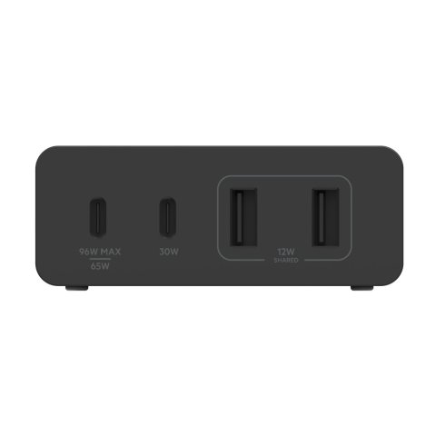 Cargador De Sobremesa Belkin Wch010vfbk 2xusb-c 2xusb-a Gan Boost Charge 108w Negro