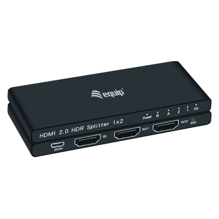 Splitter Hdmi 2.0 Ultraslim 2 Puertos Equip