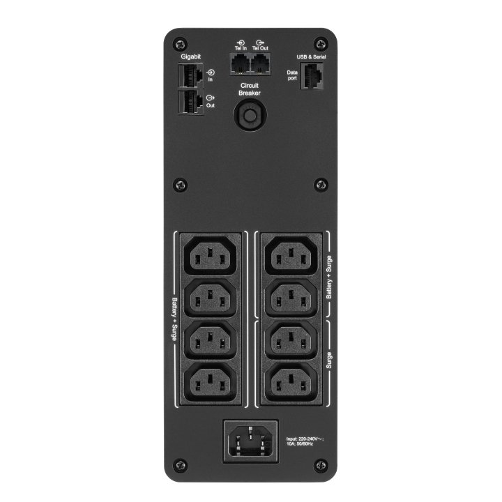 Sai Apc Br1200si Back Ups Pro Br 1200va Sinewave 8xiec Avr Pantalla Lcd 1xusb-a 1xusb-c Formato Torre