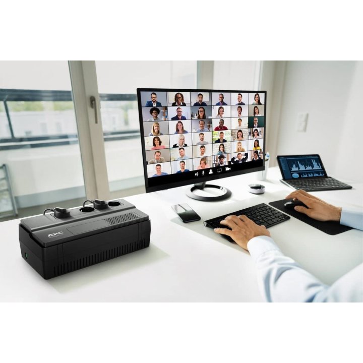 Sai Apc Bv650i-gr Back Ups Pro Br 650va 375w 4xschuko Avr Montaje Suelo O Pared
