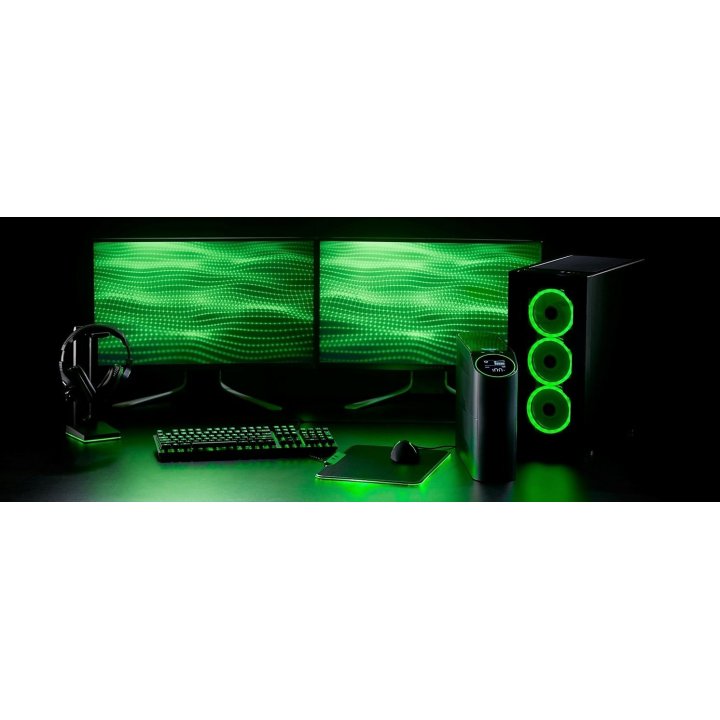 Sai Apc Bgm2200b-gr Back Ups Pro Gaming 2200va 1320w 4xschuko 2xiec Luces Rgb Formato Torre