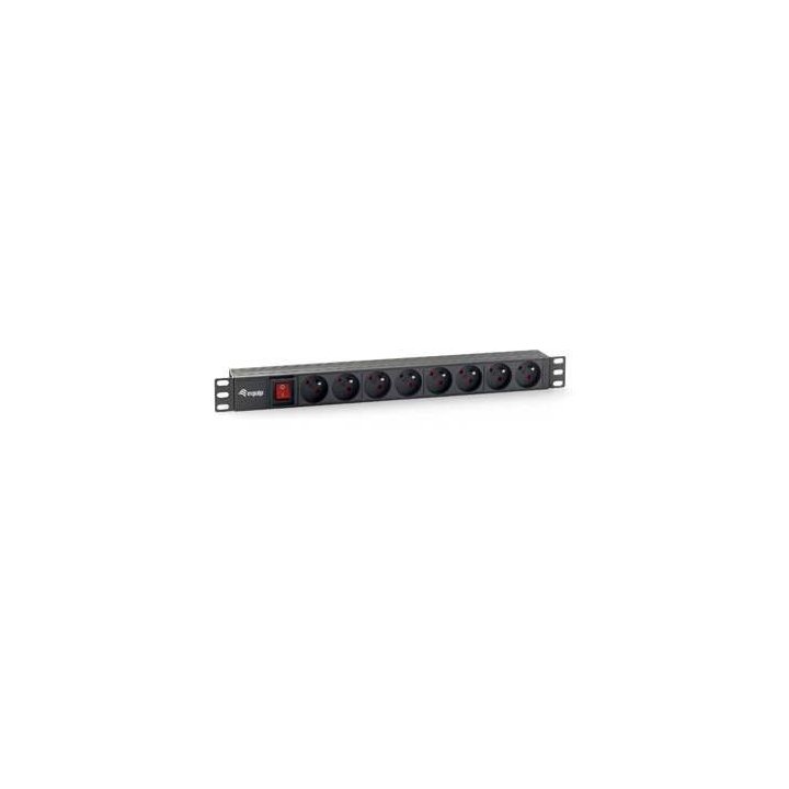Regleta Alimentacion Rack 19" 1u 8 Tomas Con Interruptor