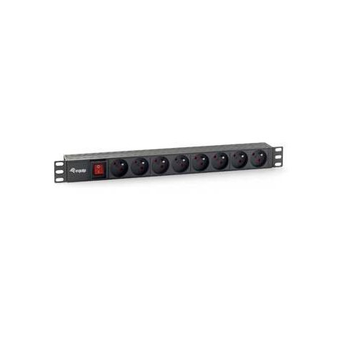 Regleta Alimentacion Rack 19" 1u 8 Tomas Con Interruptor