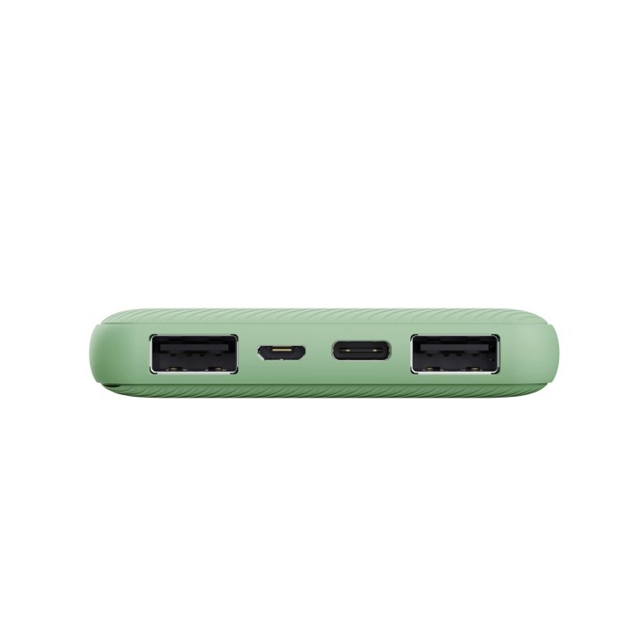 Powerbank Universal Trust Urban Primo Eco 10000 Ultrafina 25029 Verde 10000mah - 2 X Usb-a - 1 Usb-c