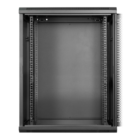 Armario Mural 19" Aiten Data 15u Ai6615s 600 X 600 X 769 2l Color Negro Puerta De Cristal Templado