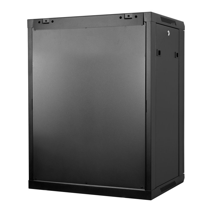 Armario Mural 19" Aiten Data 15u Ai6615s 600 X 600 X 769 2l Color Negro Puerta De Cristal Templado