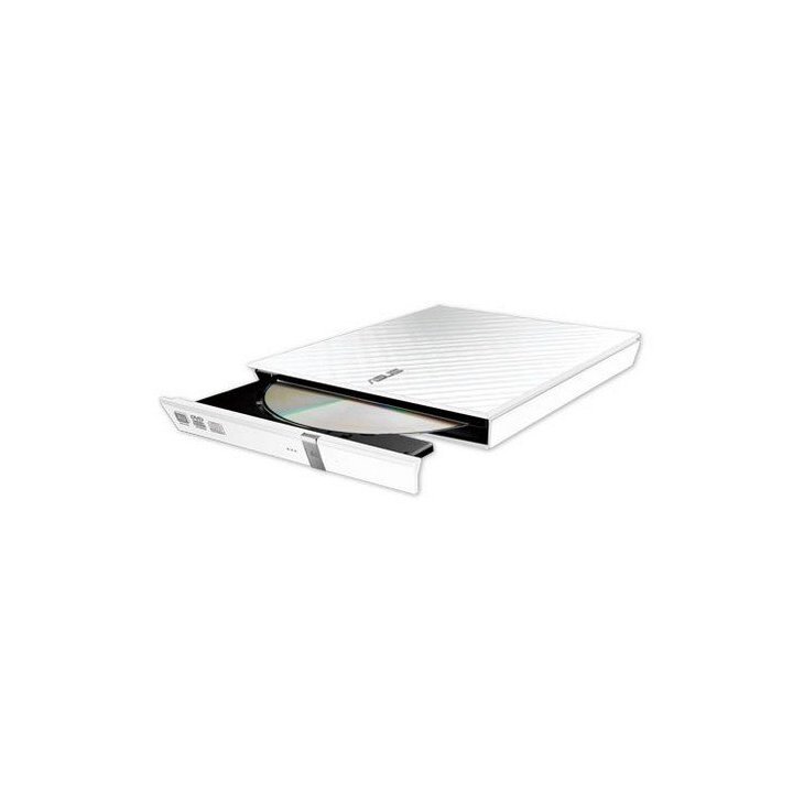 Grabadora Dvd Slim Externa Asus Sdrw-08d2s-u Lite Blanca 90-dq0436-ua221kz