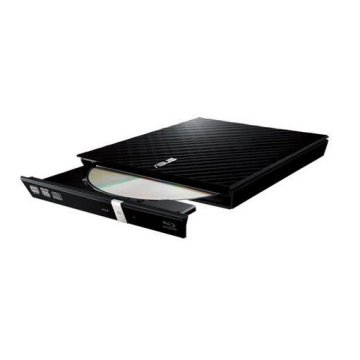 Grabadora Dvd Slim Externa Asus Sdrw-08d2s-u Lite Negra 90-dq0435-ua221kz