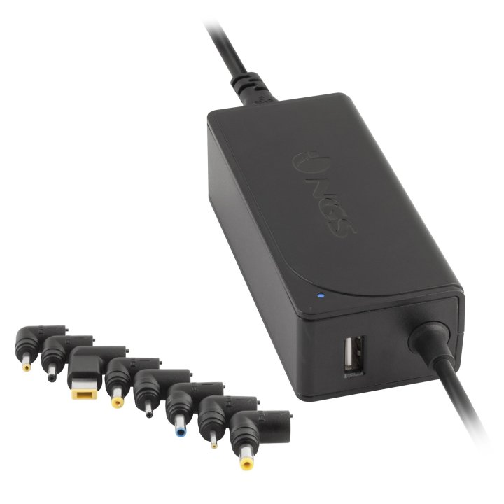 Cargador Universal De Portatil Ngs W-70 Automatico 70w 9 Tips