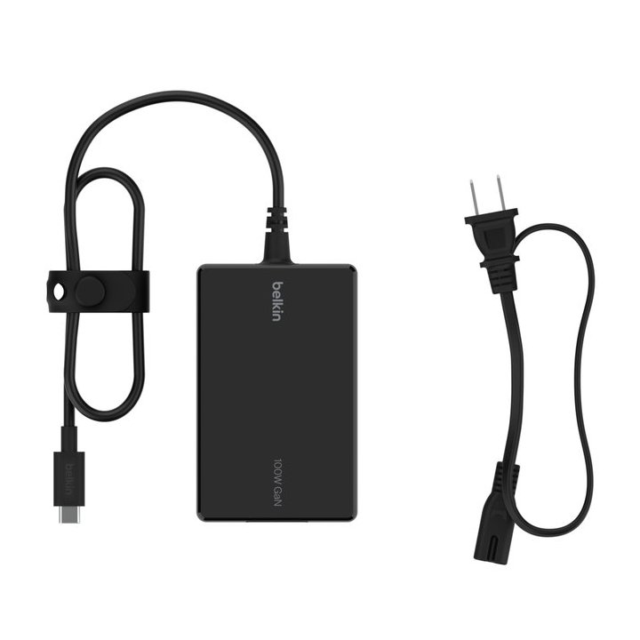 Cargador Universal De Portatil Belkin Inc016glbk Usb-c Gan 100w Pd Cable 2.5m
