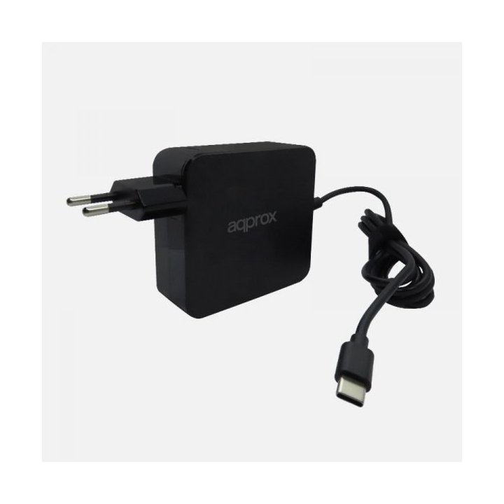 Cargador De Pared Approx Appa90c Conector Type-c 90w Para Portatiles , Tablets, Smartphone