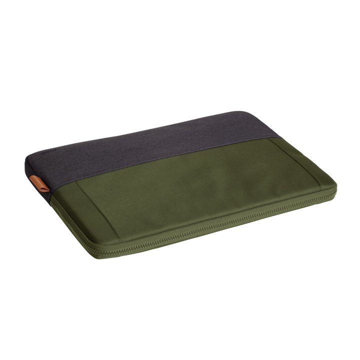 Funda Universal Trust Lisboa 25247 Soft Sleeve Color Negro verde Para Tablets portatiles Hasta 16"