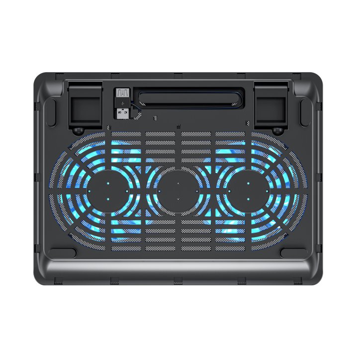 Base De Refrigeracion Para Portatiles Conceptronic 2 Ventiladores 125mm Hasta 15.6"