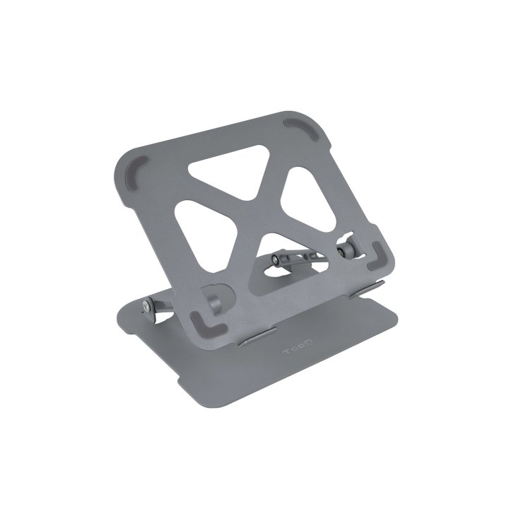 Soporte Elevador Para Portatil Tooq Tqlrs0033-al Gris Ergonomico Plegable Regulacion De Altura 30-280mm Max 11-17.3"
