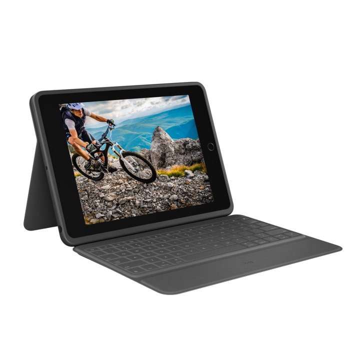 Teclado Bluetooth Funda Logitech Rugged Folio Para Ipad ( 7 Generacion) P n 920-009317