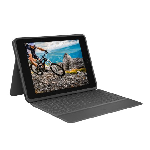 Teclado Bluetooth Funda Logitech Rugged Folio Para Ipad ( 7 Generacion) P n 920-009317