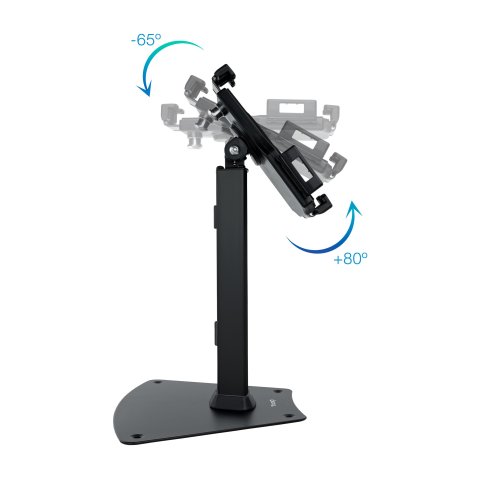 Soporte De Sobremesa Para Tablet Tooq Tqtds0811 De 7.9" A 10.5" Con Sistema Antirrobo Color Negro