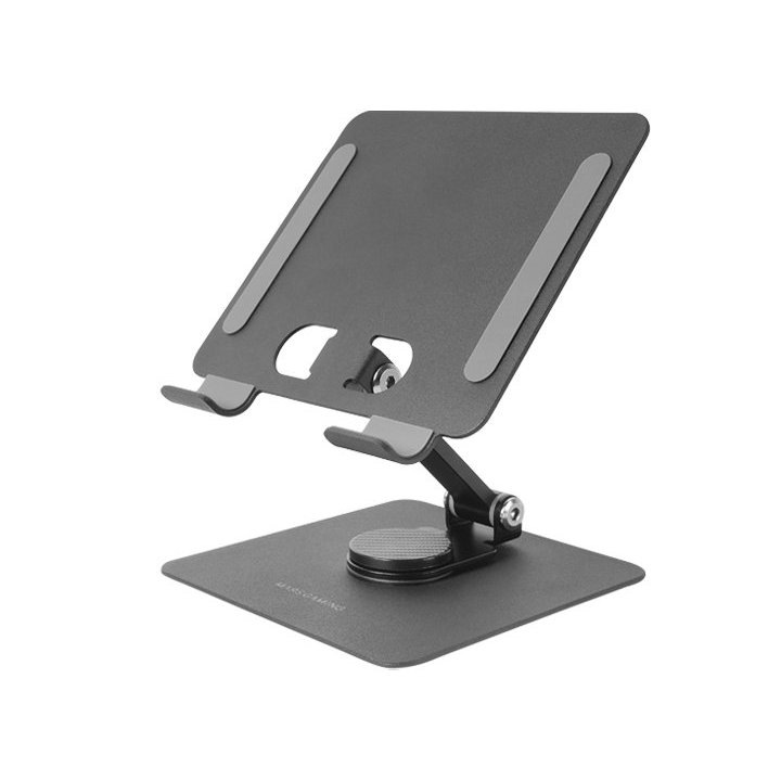 Soporte De Mesa Para Tablet Mars Gaming Marst Color Negro Plegable Rotacion 360º Ajuste De Altura Y Angulo De Visualizacion 1