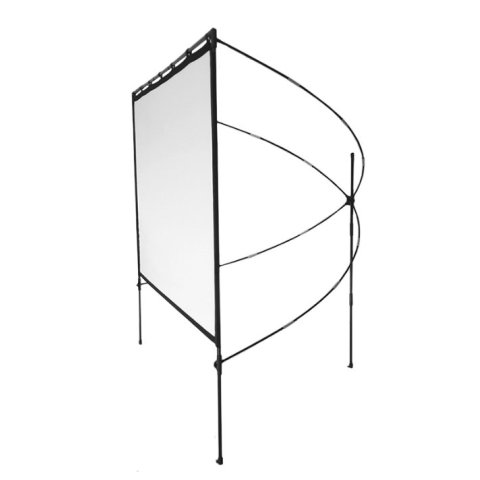 Pantalla Mural Portatil Approx 77" 183x102 Cm Marco Plegable Proyeccion De Doble Cara Bolsa De Transporte