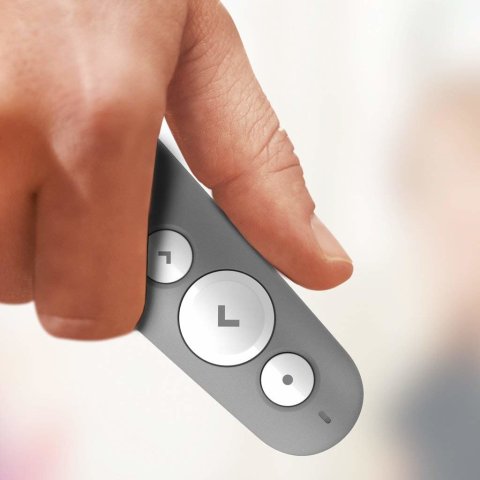 Presenter Logitech Wireless Presenter R500s Gris P n  910-006520