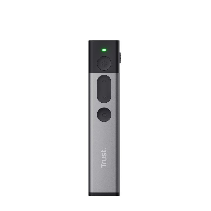 Presentador Inalambrico Trust Wireless - Laser Class 2 Color Rojo - Micro Receptor Inalambrico Color Del Mando Gris 23333
