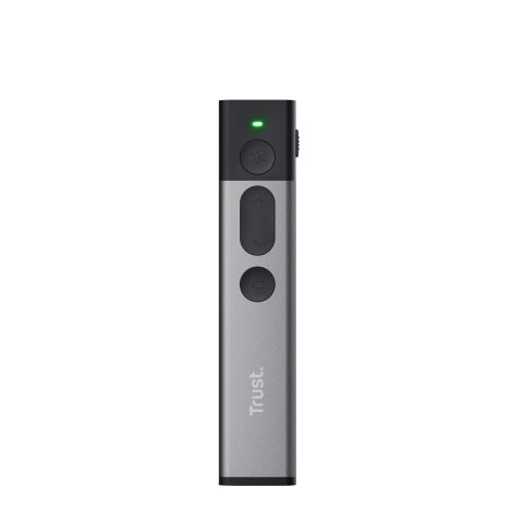 Presentador Inalambrico Trust Wireless - Laser Class 2 Color Rojo - Micro Receptor Inalambrico Color Del Mando Gris 23333