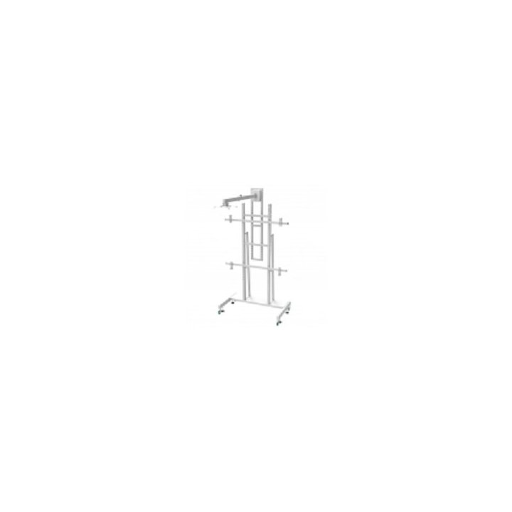 Soporte De Suelo Con Ruedas Approx Para Pantallas Interactivas De 80" - 120" Soporte Para Proyector Incluido