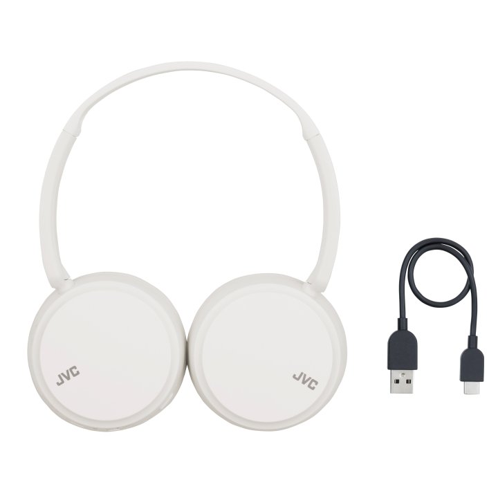 Headset Bluetooth Jvc Ha-s36w Bt 5.2 Ultra Ligeros Color Blanco