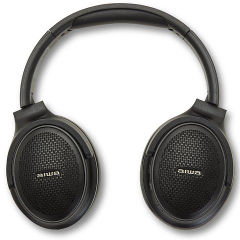 Headset Bluetoot Aiwa Hst-250bt bk Black Bt 5.0 Microfono Integrado Sistema De Atenuacion De Ruido Entrada Aux 3.5mm Ranura M