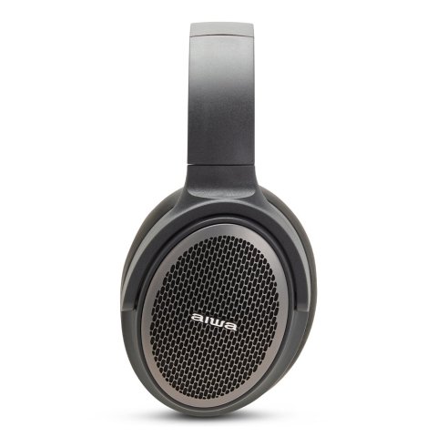 Headset Bluetoot Aiwa Hst-250bt tn Bt 5.0 Microfono Integrado Sistema De Atenuacion De Ruido Entrada Aux 3.5mm Ranura Microsd