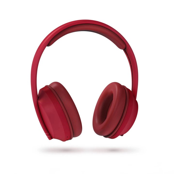 Headset Bluetooth Energy Sistem Hoshi Red Eco 100% Reclicado - Gravity Bt 5.3 Drivers 40mm Diadema Ultraresistente Microfono 
