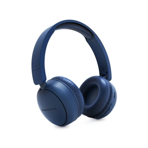 Headset Bluetooth Energy Sistem Radio Color Azul Eco 100% Reciclado - Gravity Bt 5.3 Usb-c Asistente De Voz Manos Libres Fm M