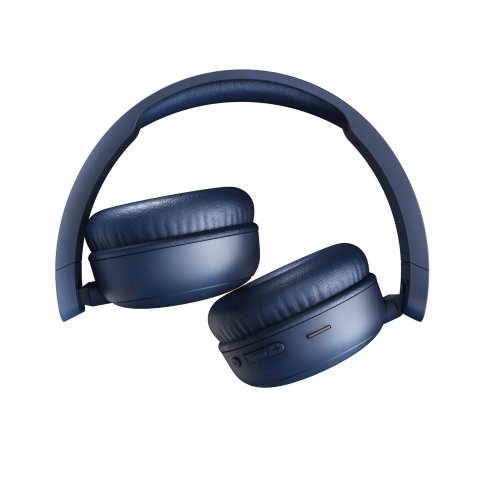 Headset Bluetooth Energy Sistem Radio Color Azul Eco 100% Reciclado - Gravity Bt 5.3 Usb-c Asistente De Voz Manos Libres Fm M