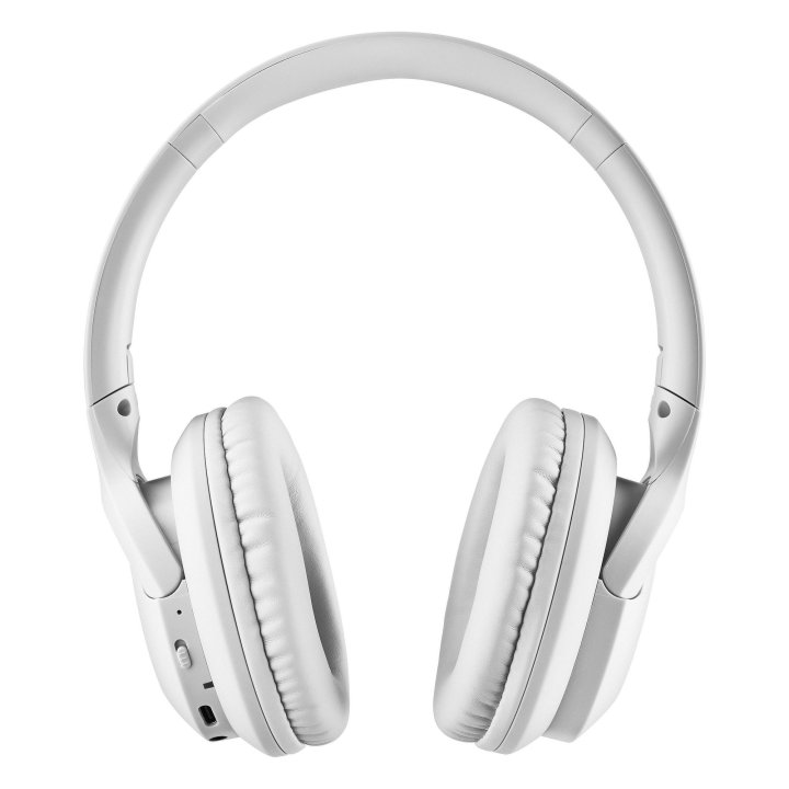Headset Bluetooth Ngs Artica Greed Blanco Con Microfono Bateria 300 Mah 40h Carga Usb-c