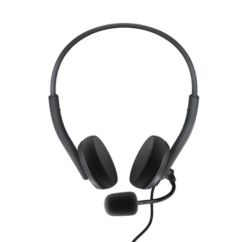 Headset Energy Sistem Office 2+ Anthracite Diadema Ajustable Microfono Retractil Jack 3.5mm Y Adaptador Pc mac - Oferta_movin
