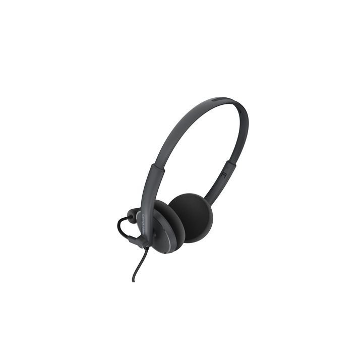 Headset Energy Sistem Office 2+ Anthracite Diadema Ajustable Microfono Retractil Jack 3.5mm Y Adaptador Pc mac - Oferta_movin