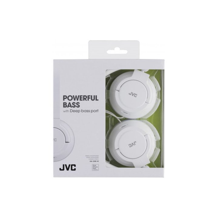 Headset Jvc Ha-s180-w Con Cable Jack 3.5mm Color Blanco